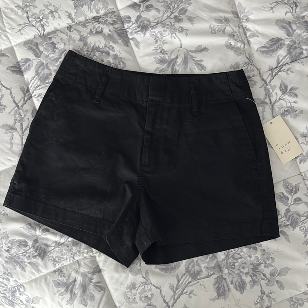 NWT A New Day Black Tailored Shorts